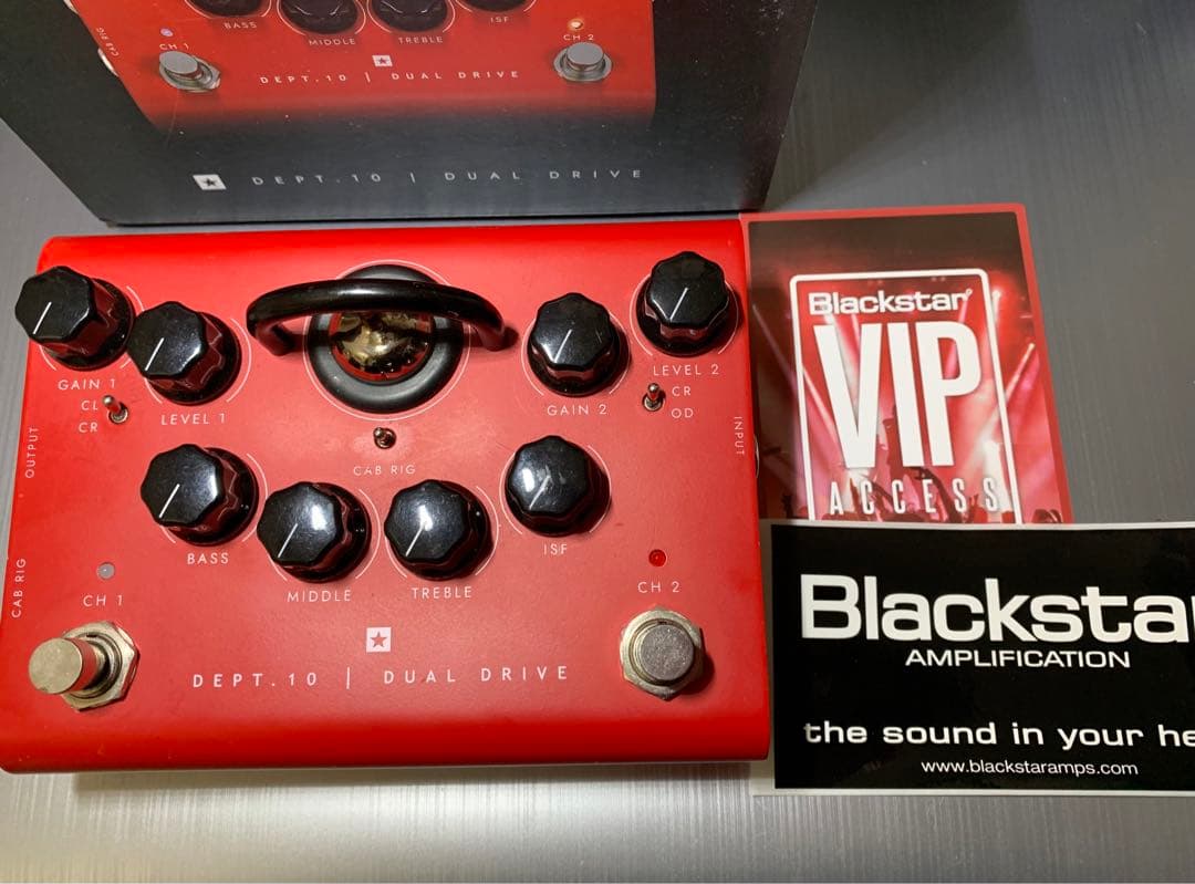 真空管の歪 Blackstar DEPT.10 DUAL DRIVE