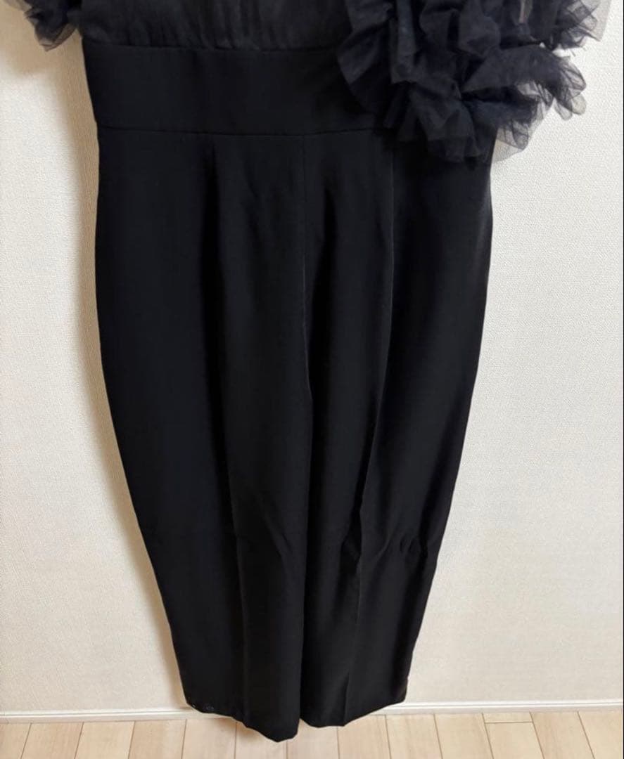 ラグナムーン LADYチュールドッキングコンビネゾン ブラック L