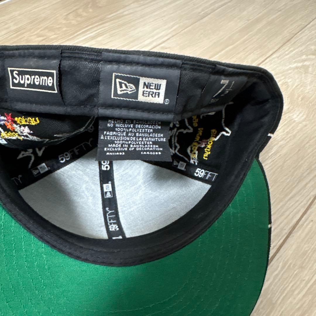 Supreme 地図柄キャップ 7 1/2 ケンタウロス健太着用
