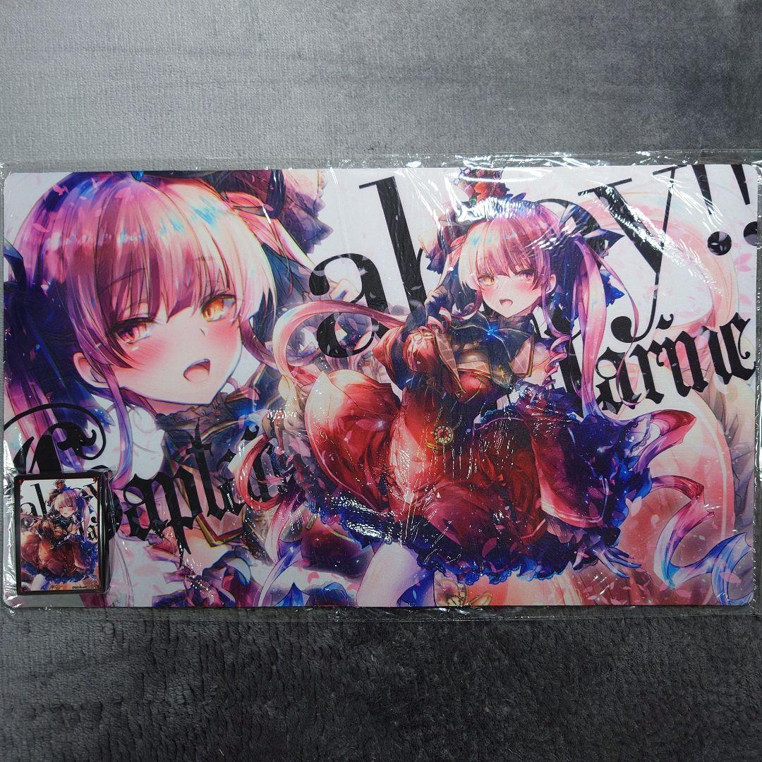 α1 ホロライブ 英語&文字 宝鐘マリン スリーブ&プレイマット