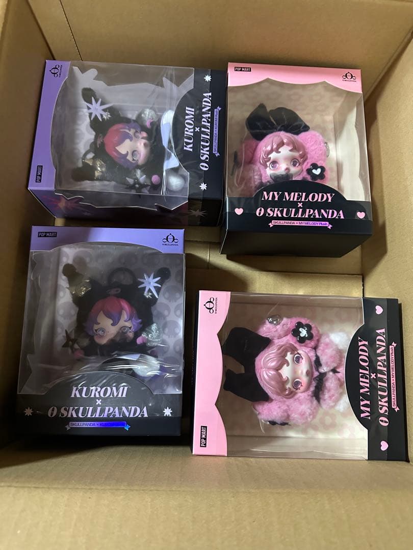 ポップマート　スカルパンダ　クロミ × マイメロ 4セット