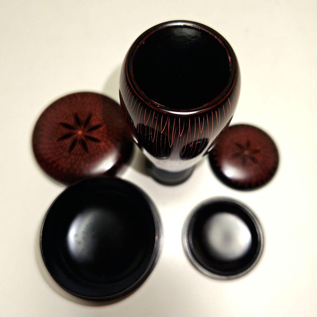 新春セール！　茶道具　黒菊毛彫茶箱