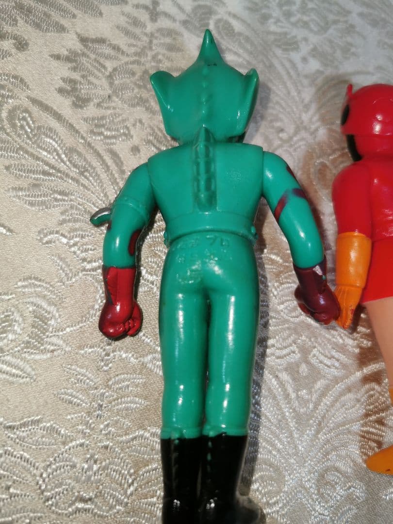 ポピー 仮面ライダー タックル　ストロンガー アマゾン　ソフビ 　3個セット