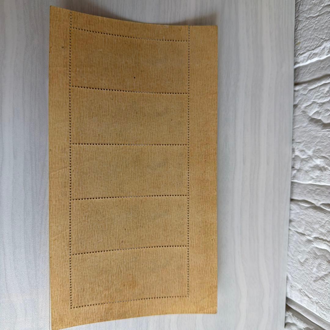 本物の美人見返りです。戦後の美術印刷資料　5連タイプ　古紙コレクション