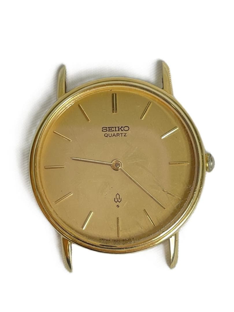◆SEIKO 7820-8040 ゴールド メンズ腕時計 09235