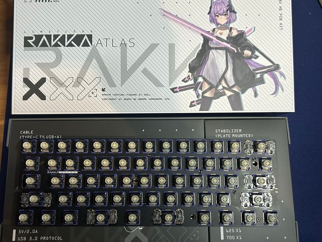 キーボード rakka 60 atlas