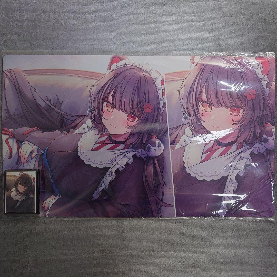 α1 にじさんじ ソファー&和装メイド 戌亥とこ スリーブ&プレイマット