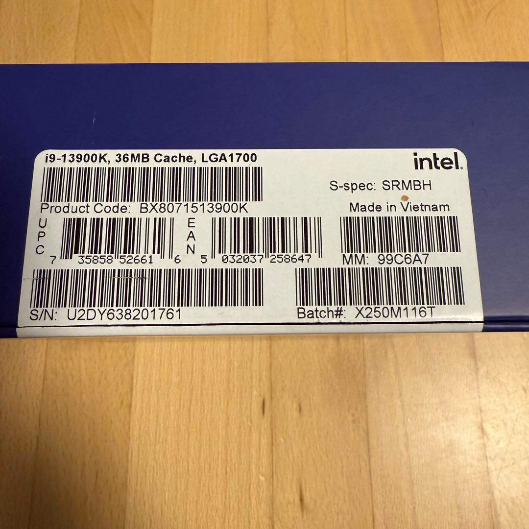 Intel Core i9-13900K BOX 13世代 CPU