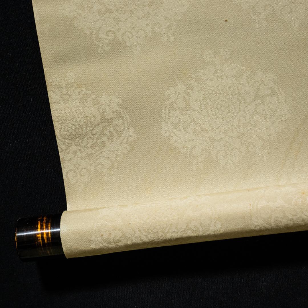 掛軸-1418　尾崎利太郎　住吉おどり図　共箱