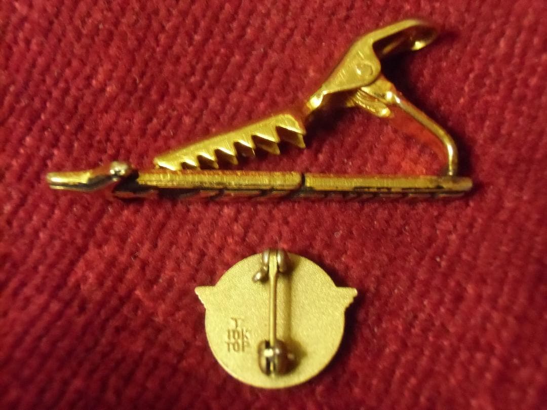 ＫＶボーイング社５年勤続社員バッジ＋７２７型機ネクタイピン（実物）