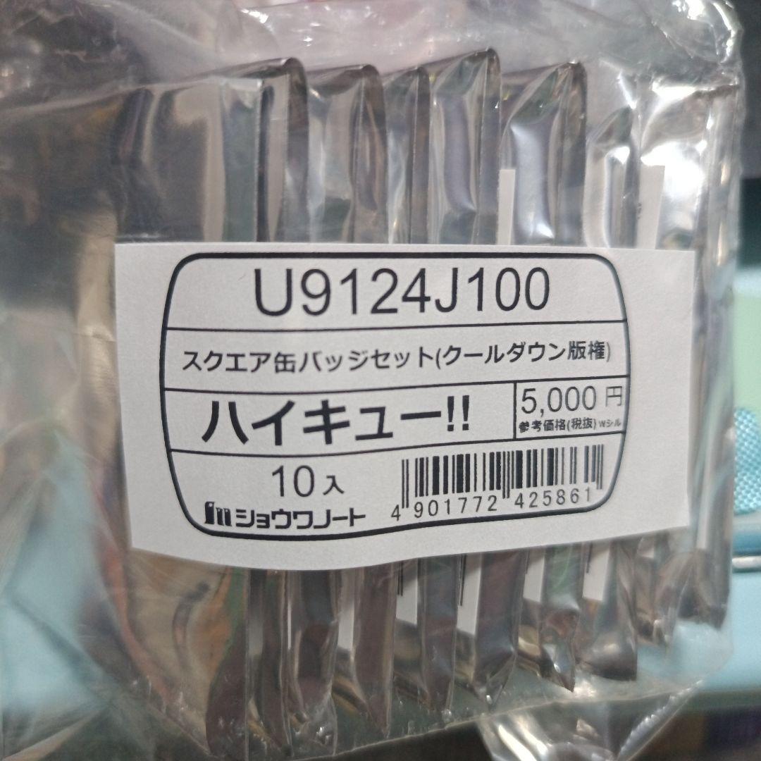 ハイキュー!! セブンネット限定 クールダウン スクエア缶バッジ 未開封BOX