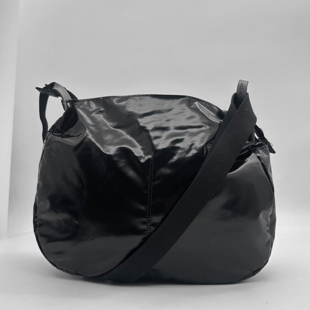 jack gomme ジャックゴム ライト ショルダーバッグ ポーチ付き 黒