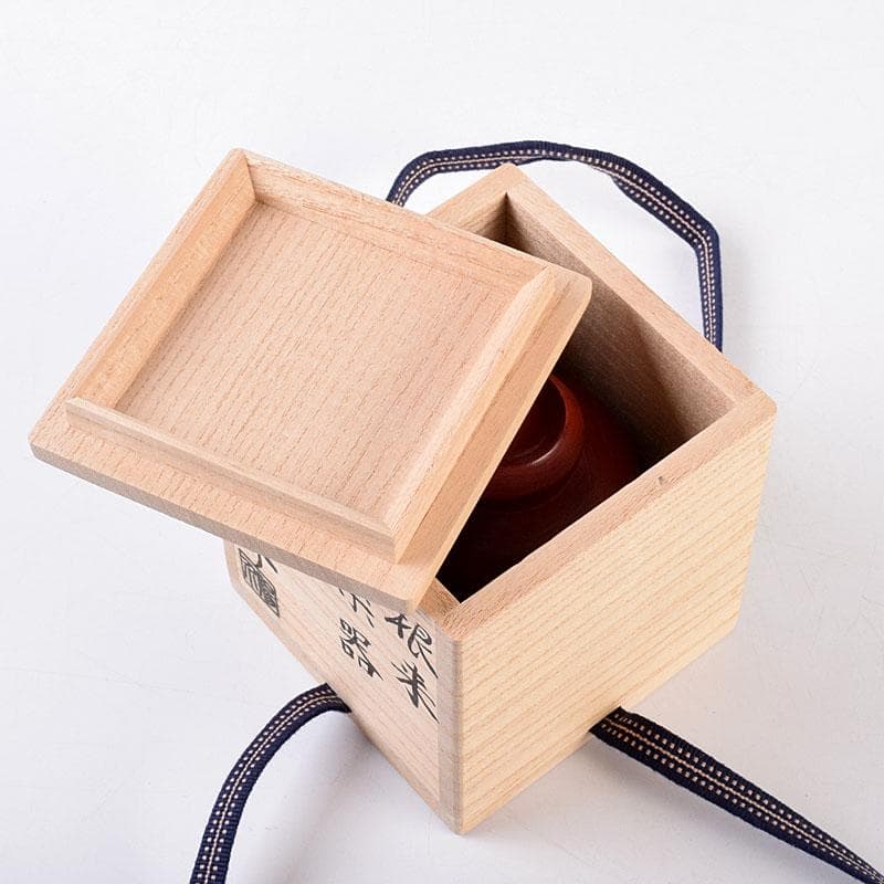 茶道具　根来塗　夏目陽介作　薬器　共箱　V　8479