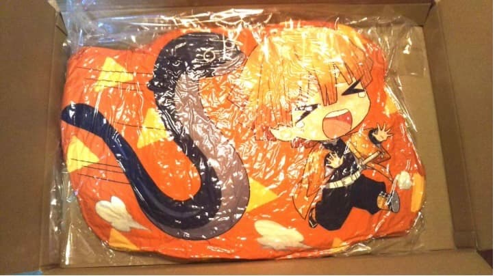 ローソン 土曜の丑の日企画 我妻善逸 ジャンボクッション