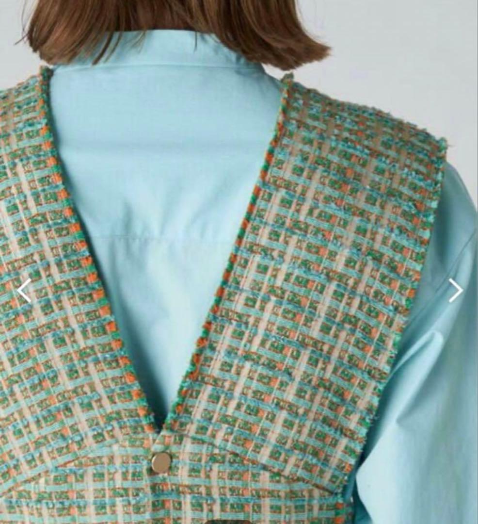 トゥモローランド ミックスツイード ジャンパースカート ワンピース ボールジィー