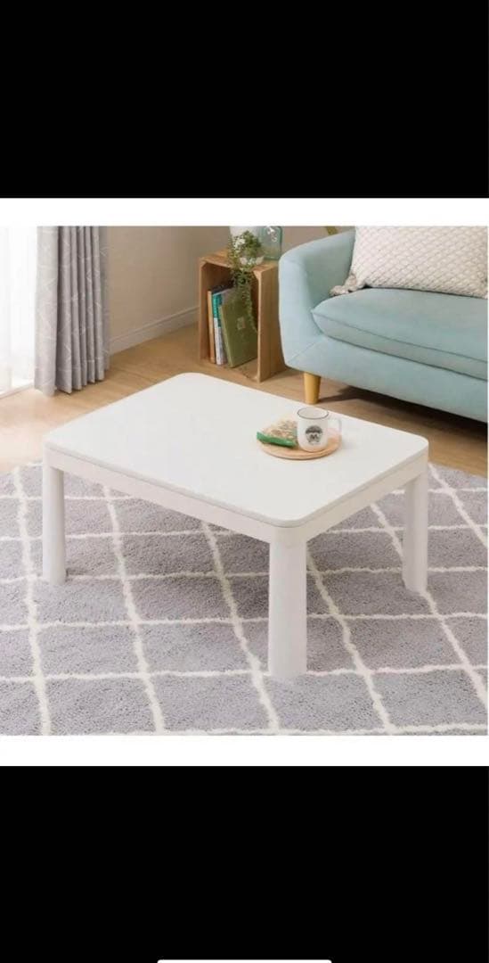 ニトリ　リバーシブル　長方形　こたつテーブルのみ