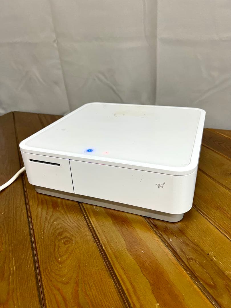 スター精密 サーマルプリンター付きキャッシュドロアー mPOP ホワイト