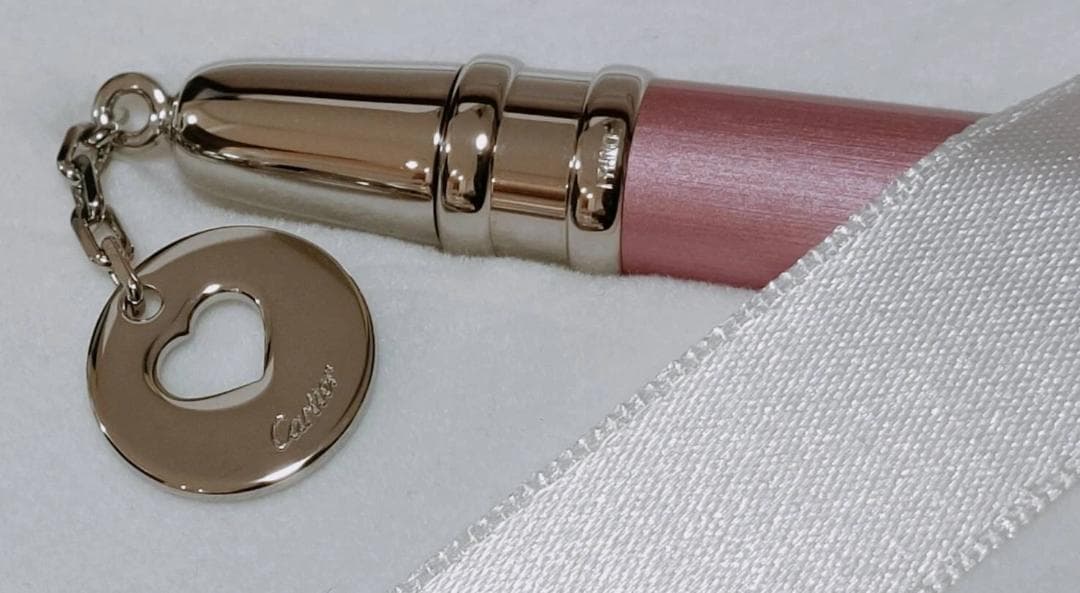 新品 チャーム ドゥ カルティエ Cartier ハートチャーム ボールペン