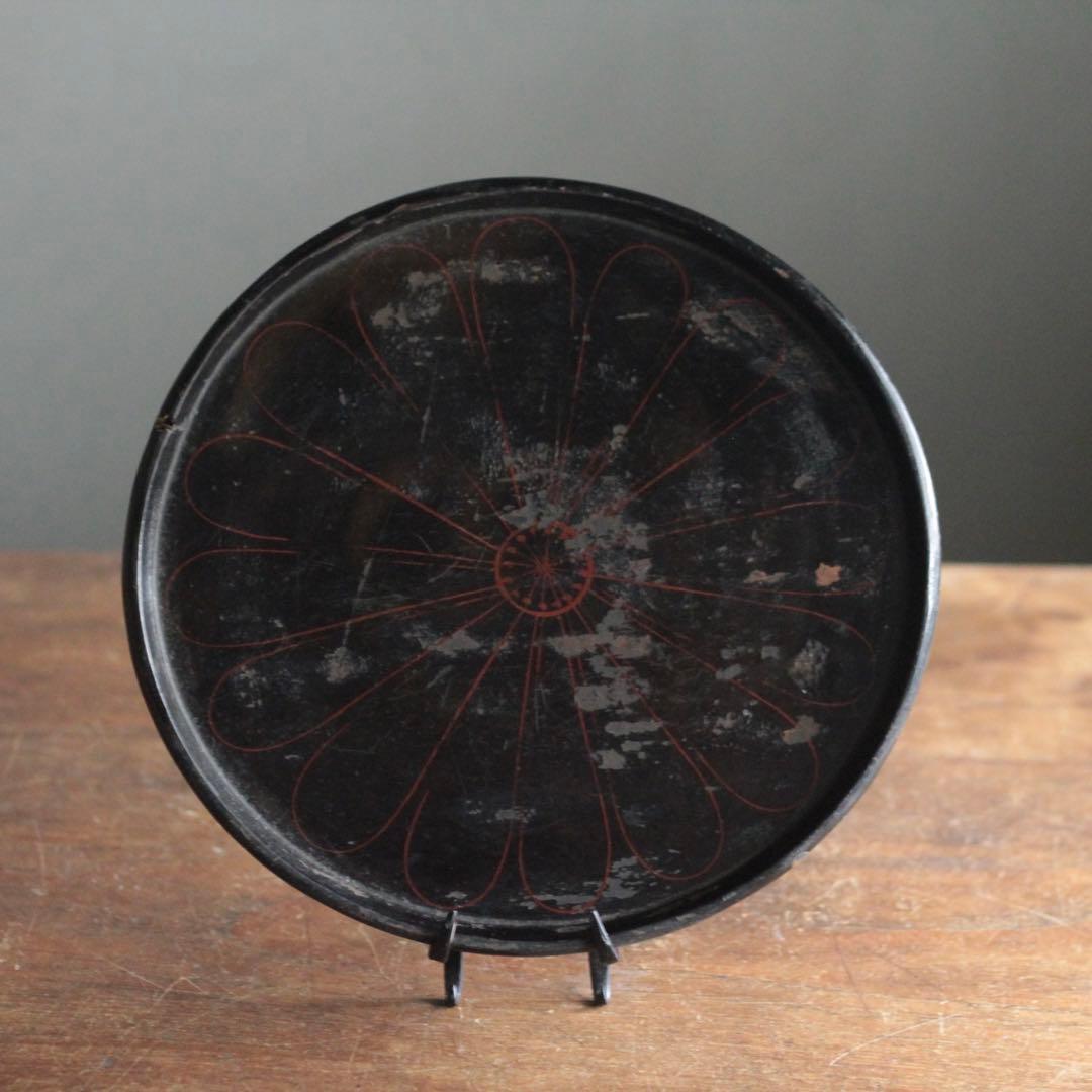 朽木塗 盆 朽木盆 No.3 古美術 古道具 アンティーク 枯れ盆 やつれ盆