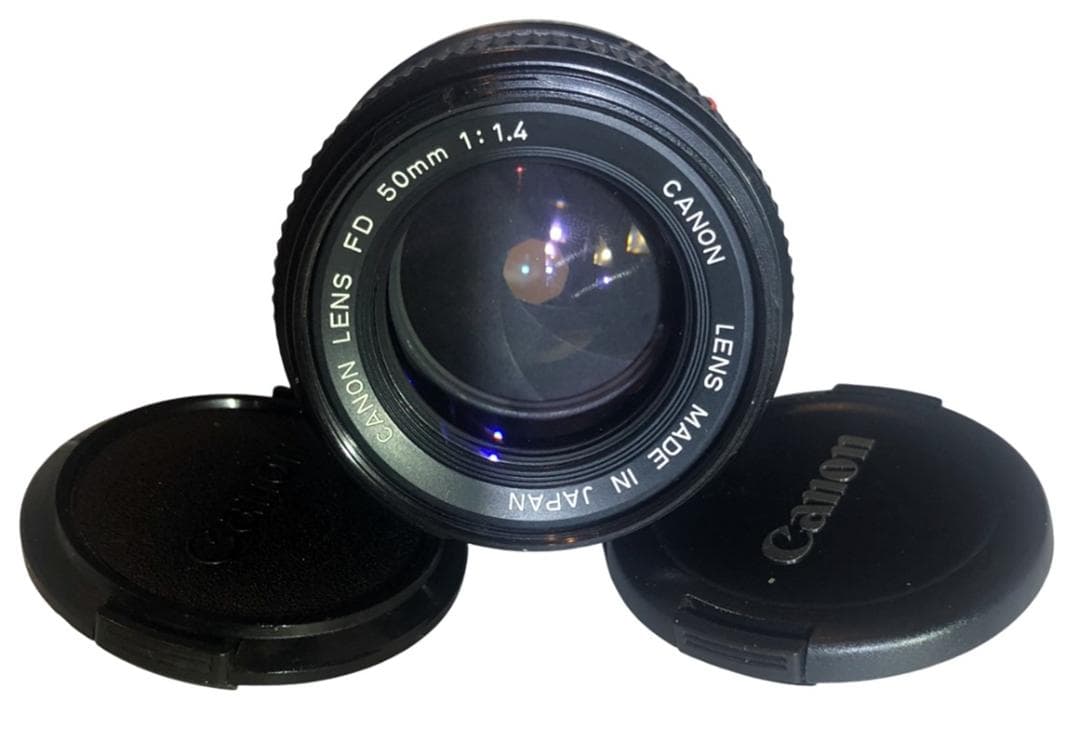 フィルムカメラ Canon AE-1 Program + D. BACK + FD 50 1.4