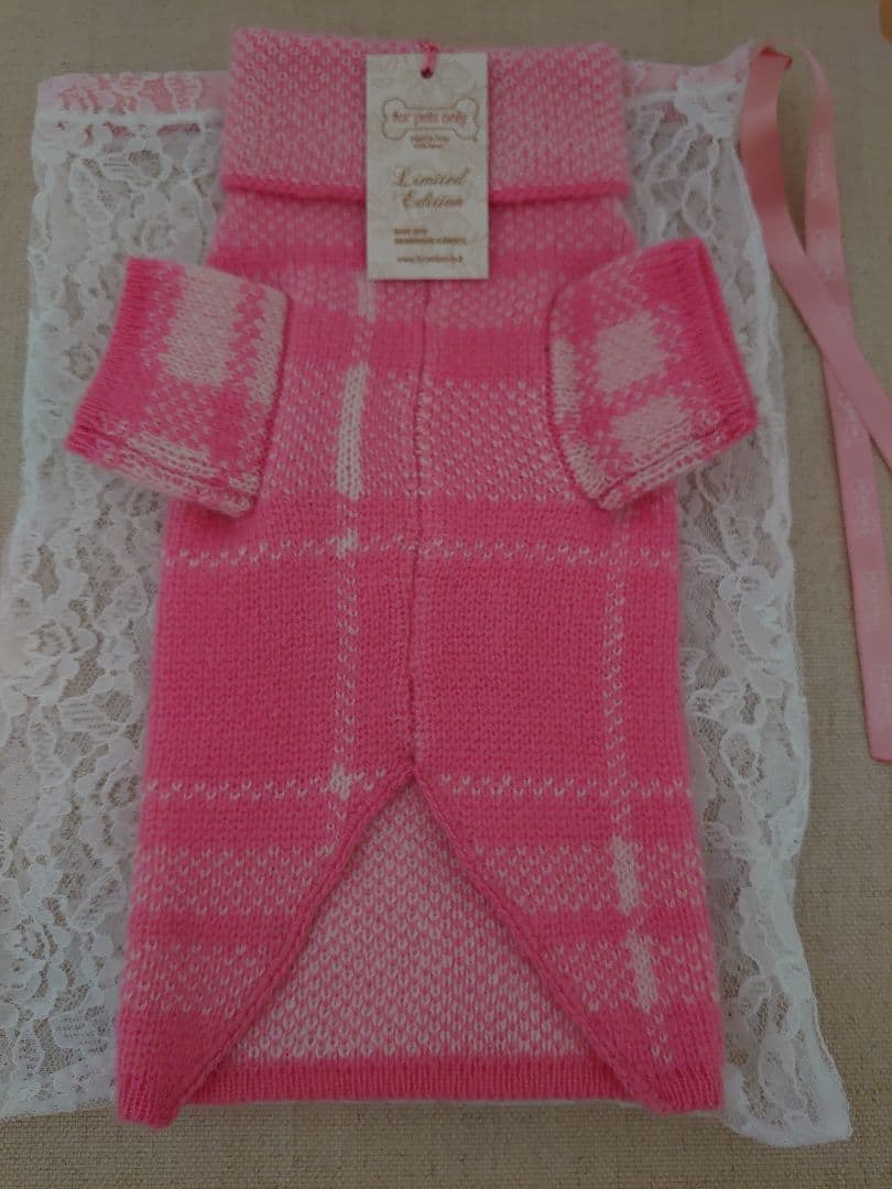 for pets only新品スペシャルオーダーカシミア・ミラノ店限定品Sサイズ