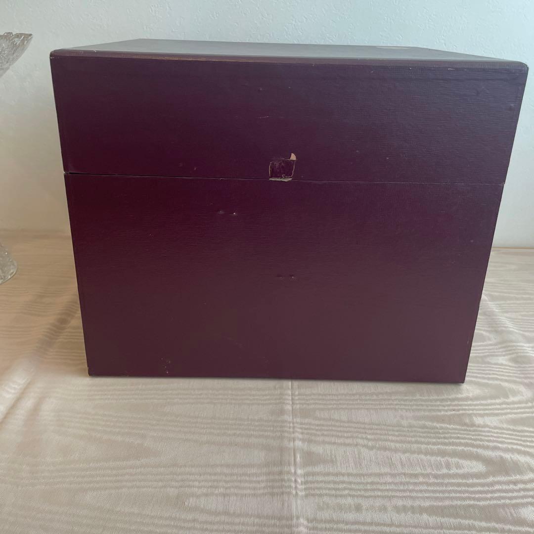 【美品】ボヘミアクリスタル　花瓶　チェコスロバキア