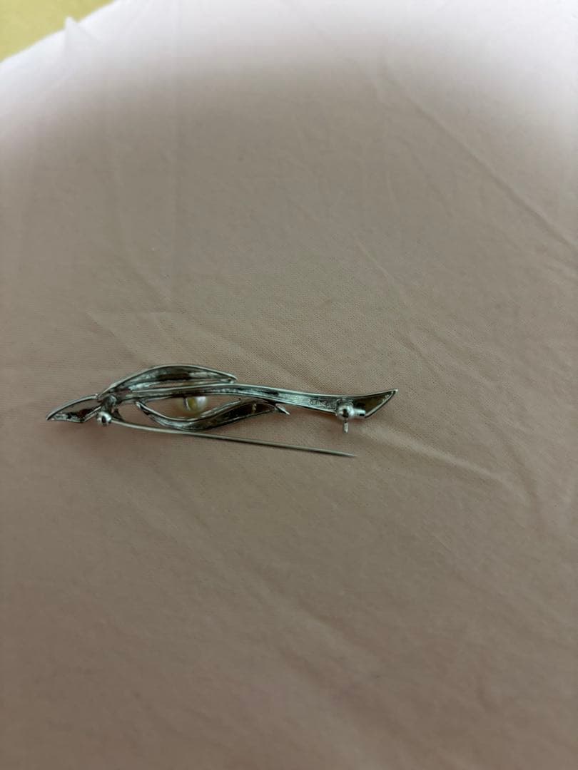 ゆ*ー様 ミキモト真珠島　本真珠silverブローチ　箱付き MIKIMOTO