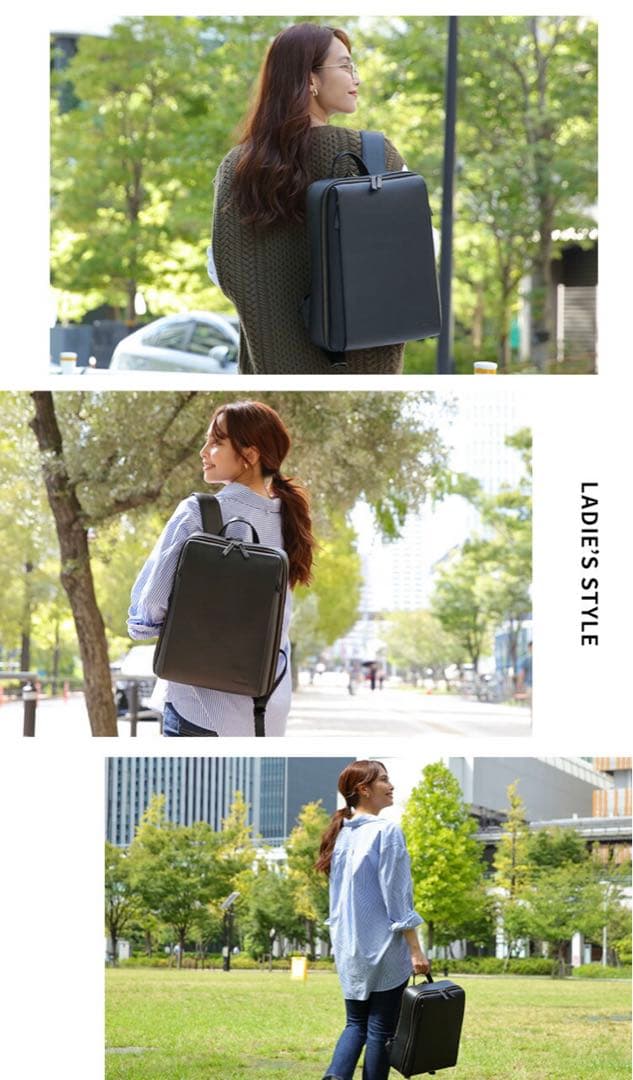 【新品未使用品】 Evoon マルチビジネス リュック レザー Mini