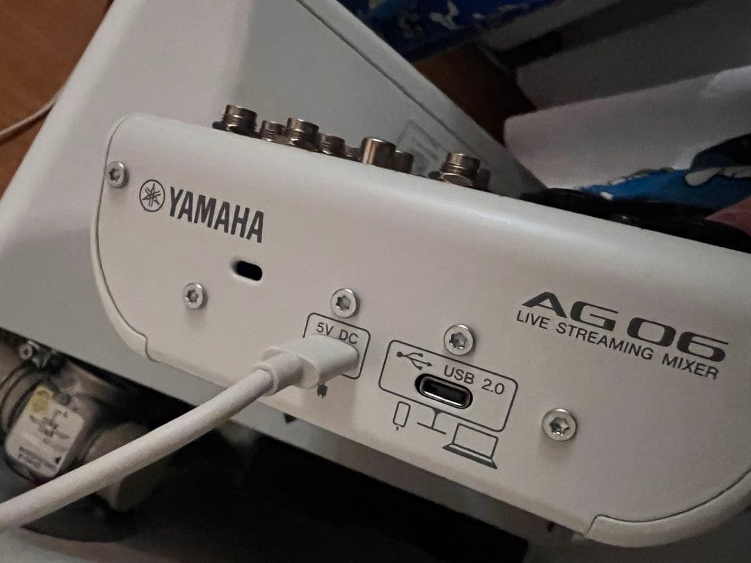 YAMAHA AG06MK2 W オーディオインターフェイス