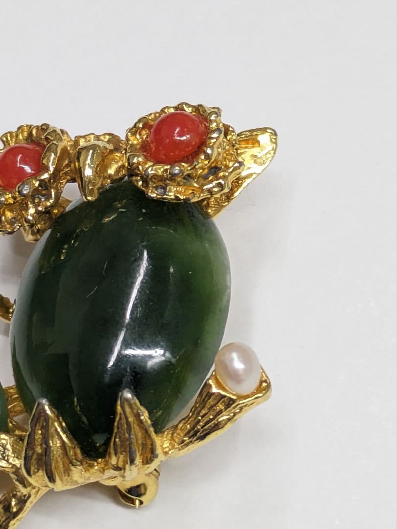 SWOBODA スワボダ フクロウ ブローチ ヴィンテージ アクセサリー