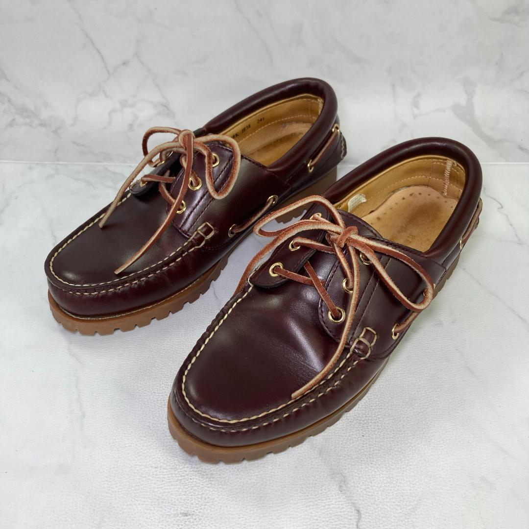 【美品】REGAL JE38 デッキシューズ 24.5㎝ ブラウン