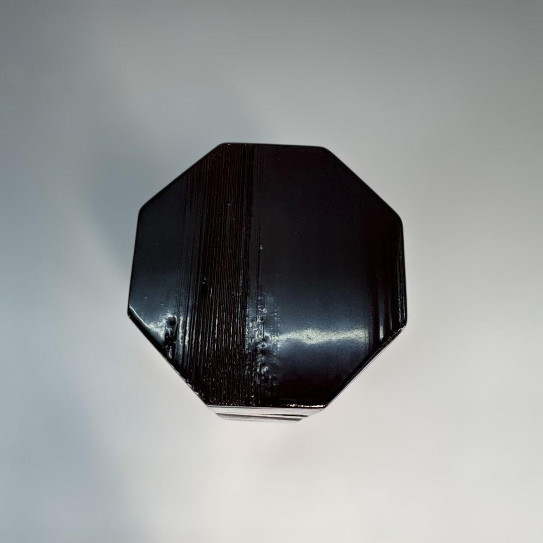 【中古品】茶道具　不賢斎造　八角茶器　国宝待庵古材を以て　武田士延書付（共箱）