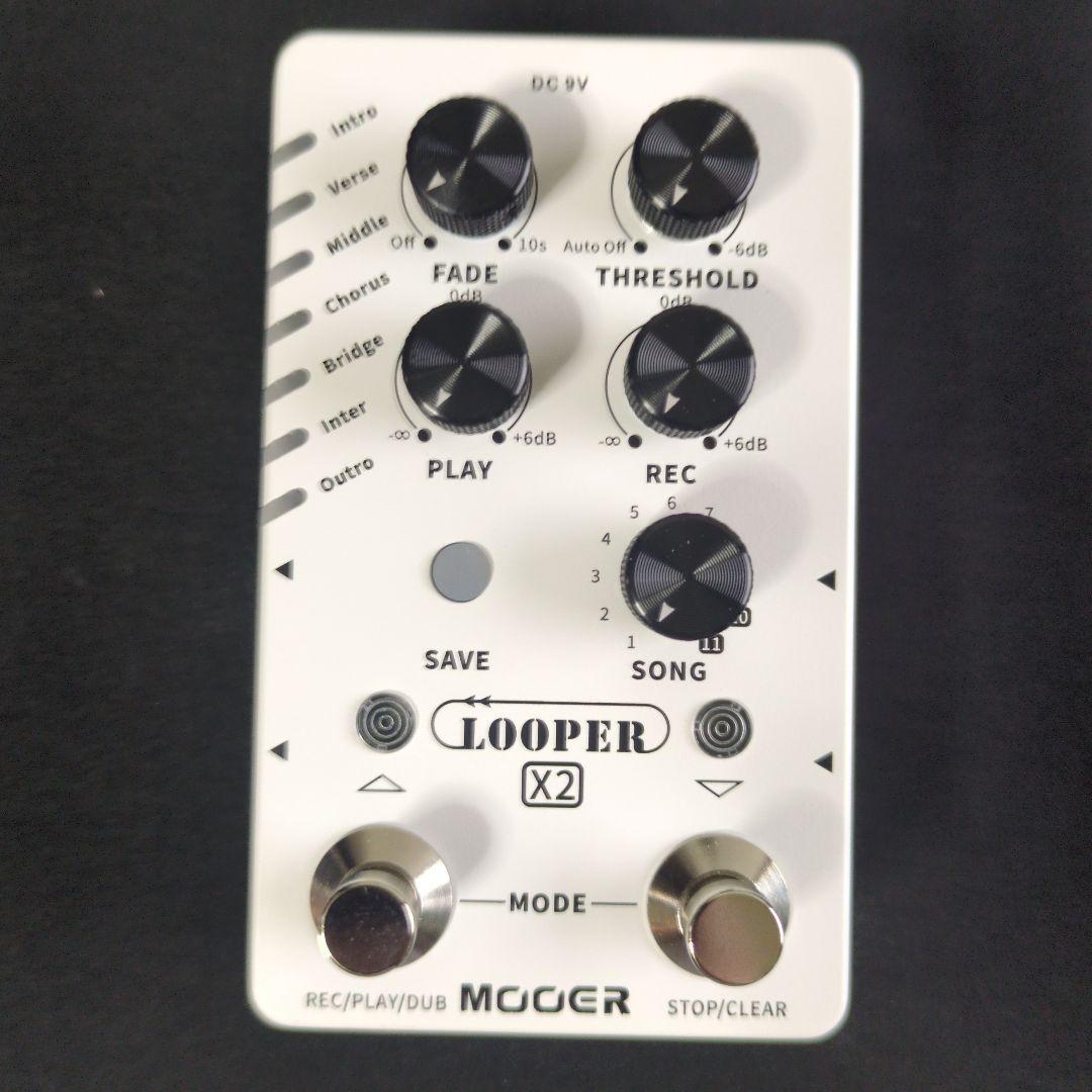 MOOER Looper X2 ステレオルーパー エフェクター