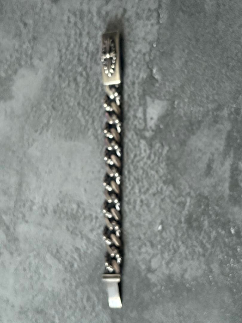 の*る様 Chrome Hearts 925 ファンシーブレスレット　IDブレス