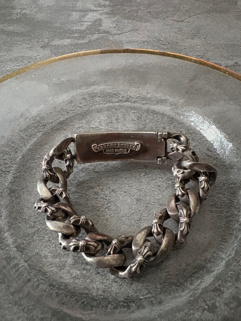 の*る様 Chrome Hearts 925 ファンシーブレスレット　IDブレス