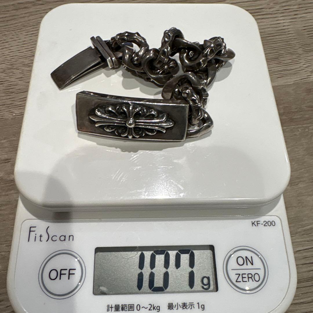 の*る様 Chrome Hearts 925 ファンシーブレスレット　IDブレス