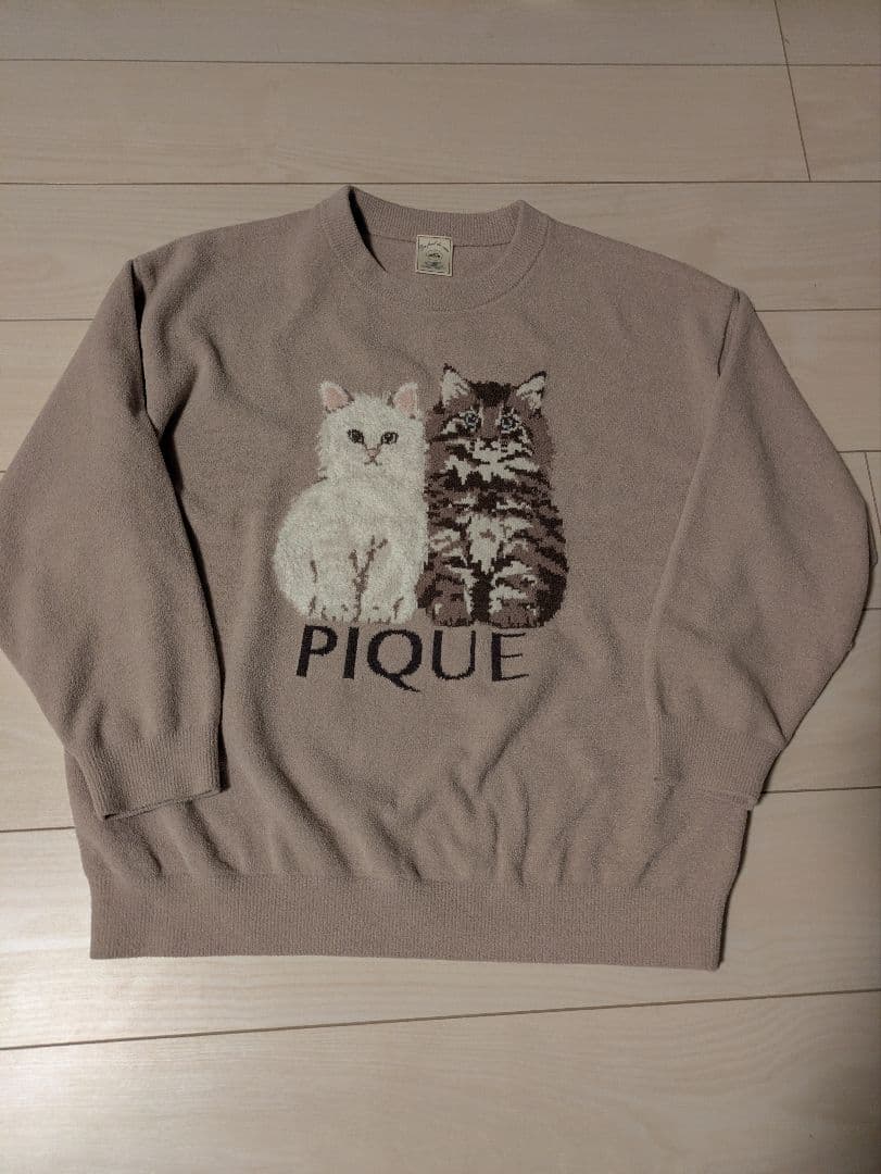 美品！完売品！gelato pique ジェラピケ ツインキャット　プルオーバー