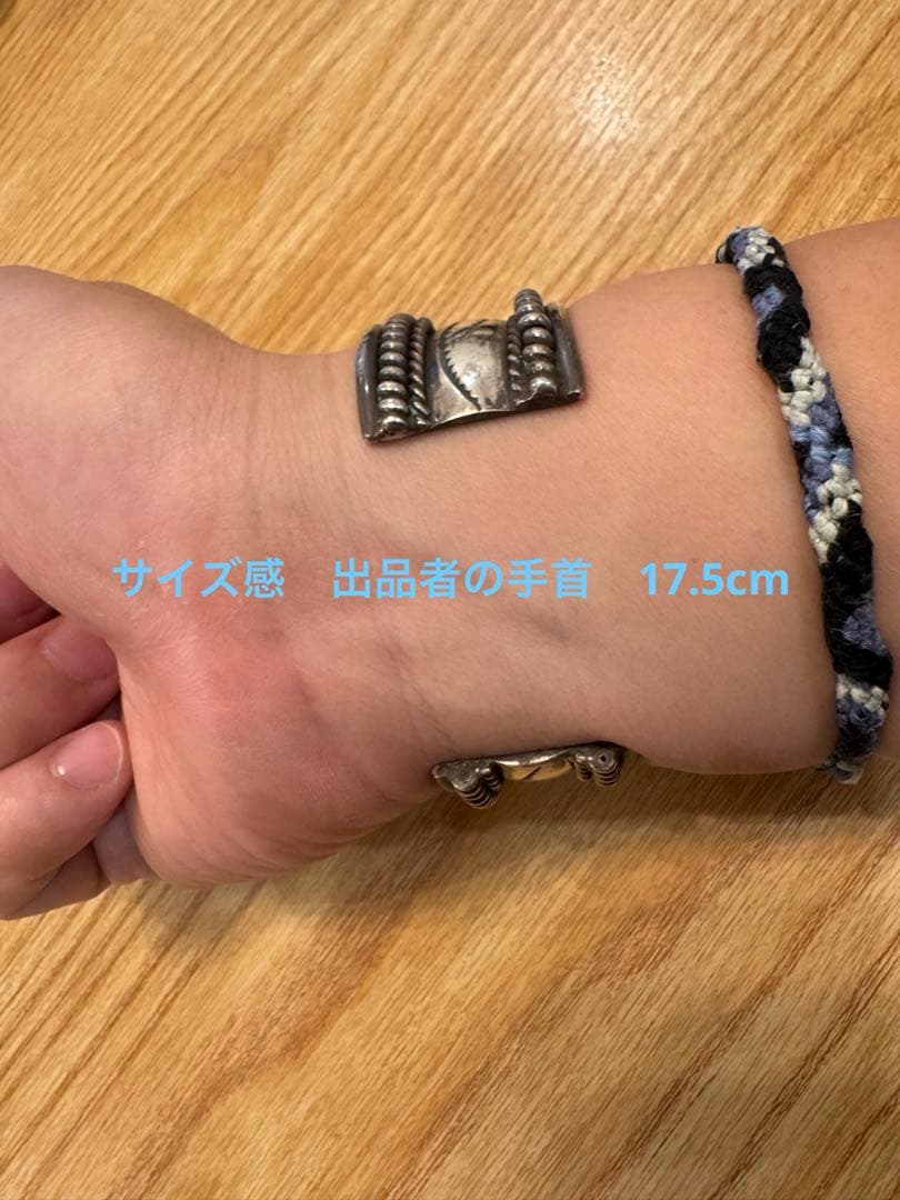 ジ*!様 超希少 ナバホ バングル Navajo 4-Wire Sterling