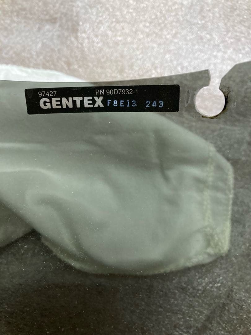 Gentex社製　ヘリコプター用航空ヘルメット ホワイト