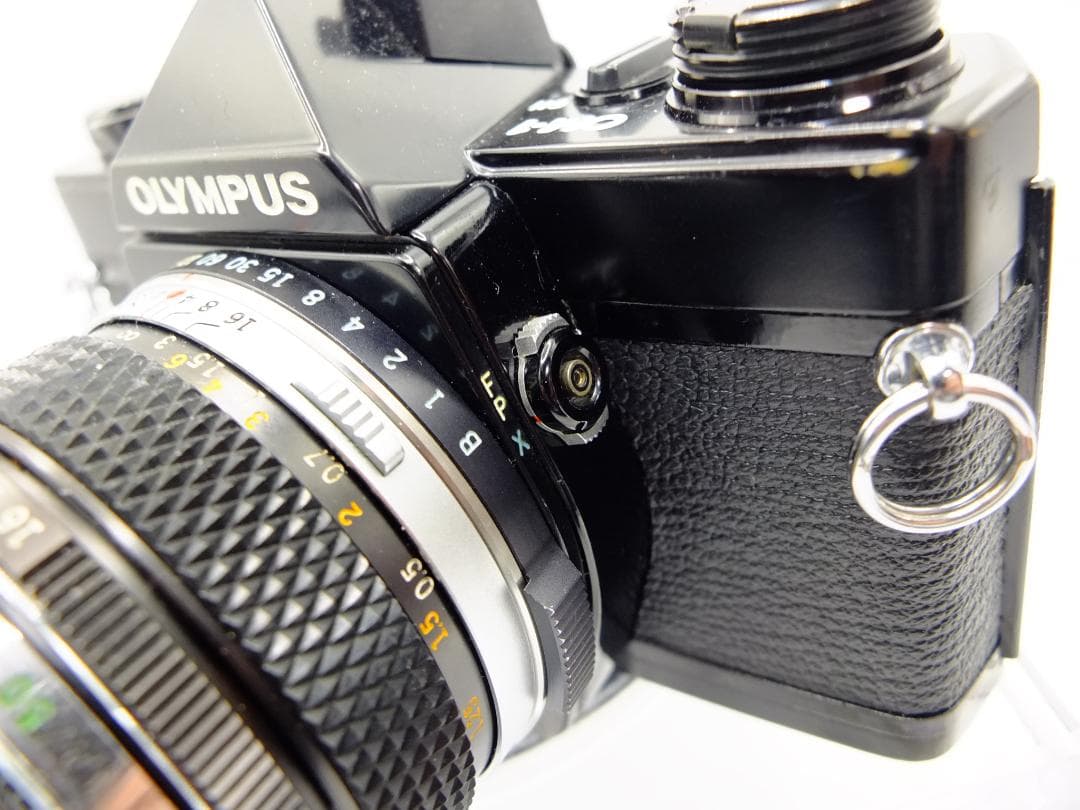 【実写確認整備品】オリンパスOM1ブラック／Gズイコー35mmf2.8フード付