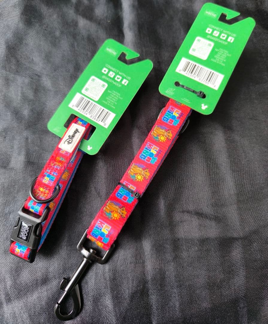 新品 SASSY WOOF サシーウォフ ディズニー ライオンキング 首輪リード