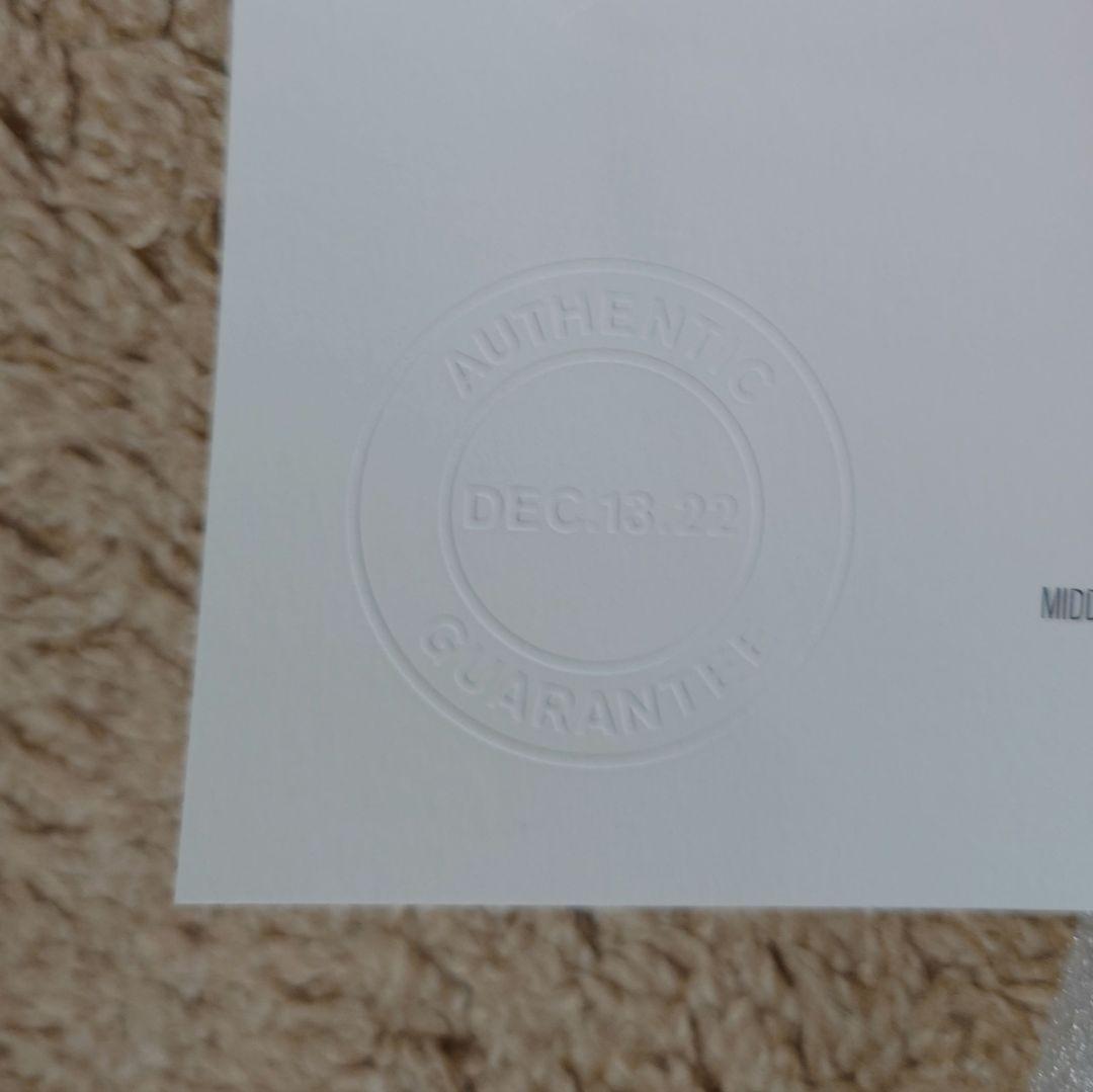 井上尚弥 4団体統一記念限定ポスター シリアルナンバー入り サインなし