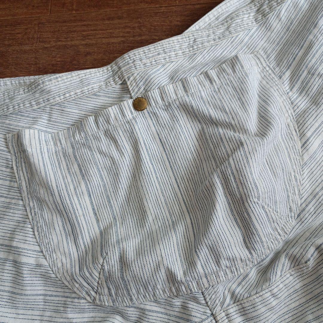 希少レア erva エルバ スリング ランストライプ 岡山デニム S