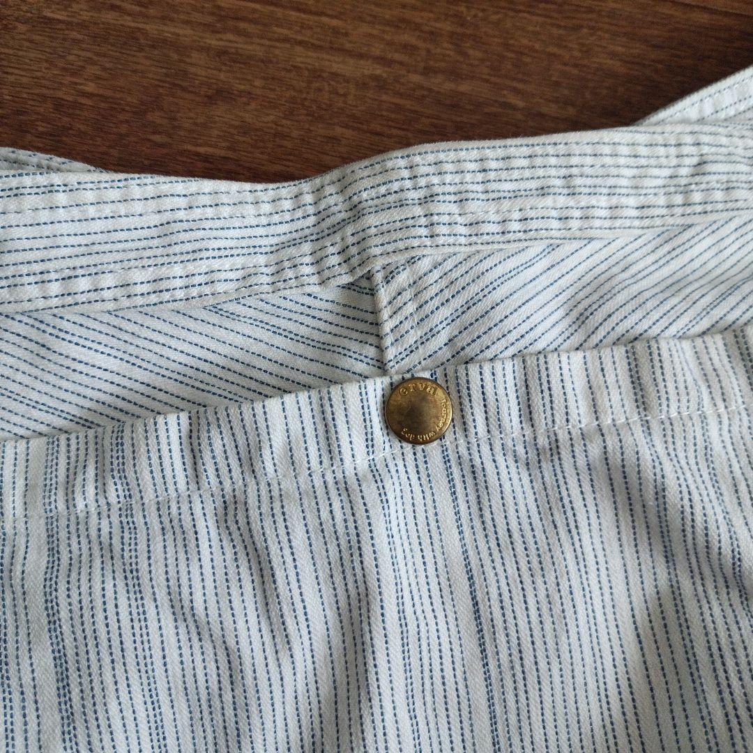 希少レア erva エルバ スリング ランストライプ 岡山デニム S