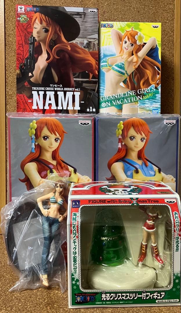 ワンピース　ナミ　プライズ　フィギュア　６体セット