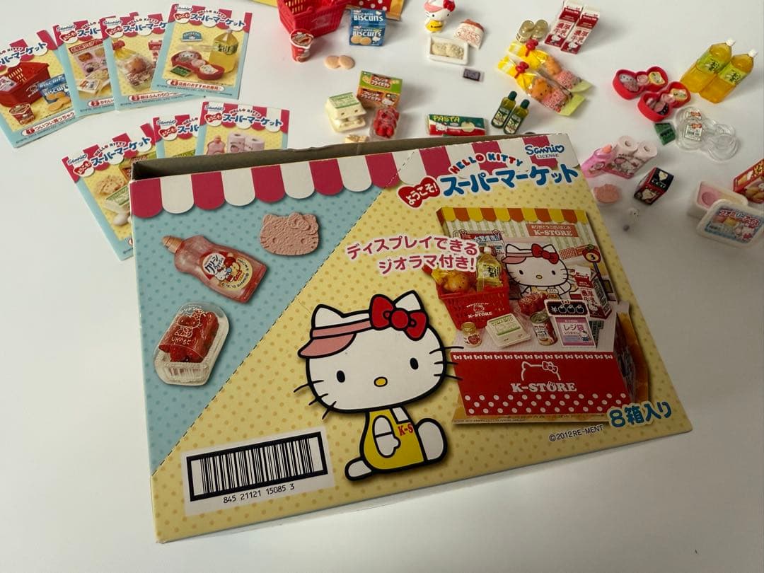 注意【3番6番は1セットです】リーメント ハローキティ スーパーマーケットセット