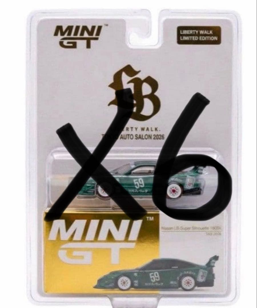 MINI GT 日産 180sx LBWK 東京オートサロン 限定