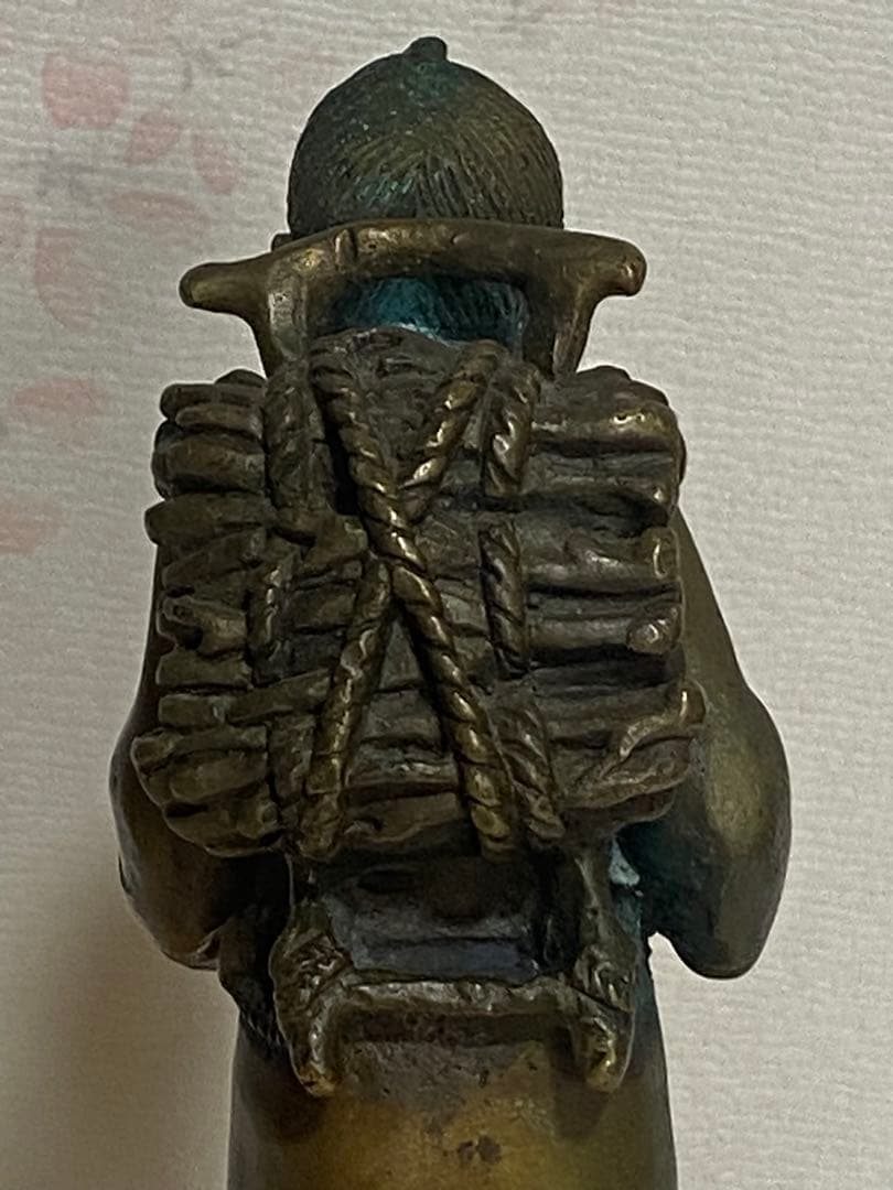 ⭐️二宮金次郎（尊徳）像 銅器 高岡銅器 置物 飾り大正時代 レア物 骨董品