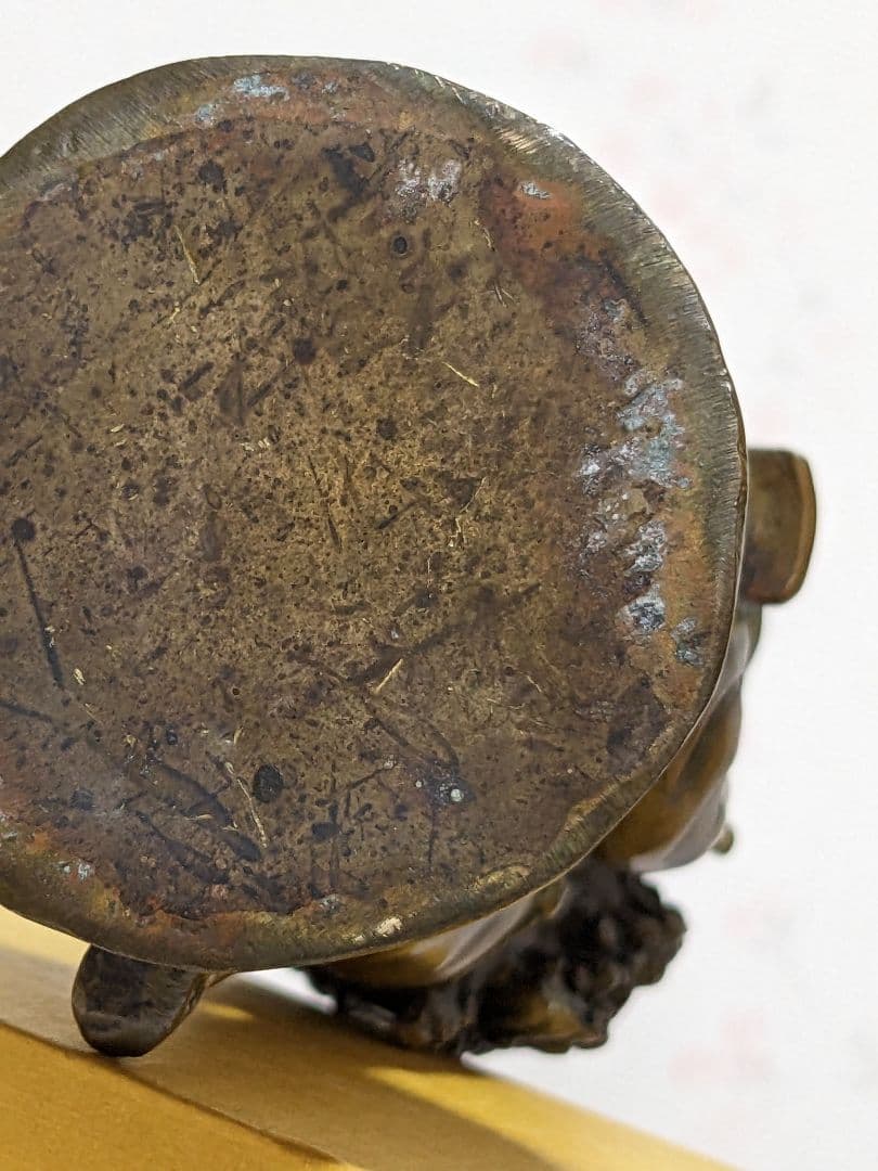 ⭐️二宮金次郎（尊徳）像 銅器 高岡銅器 置物 飾り大正時代 レア物 骨董品