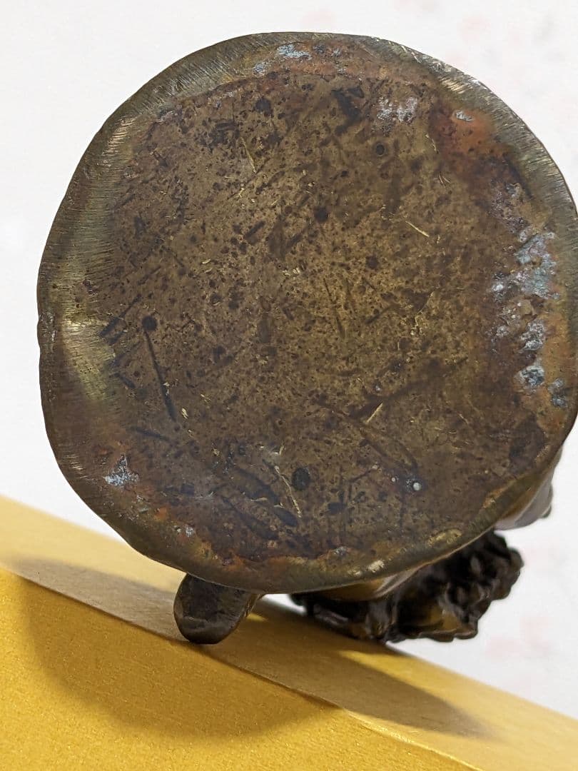 ⭐️二宮金次郎（尊徳）像 銅器 高岡銅器 置物 飾り大正時代 レア物 骨董品